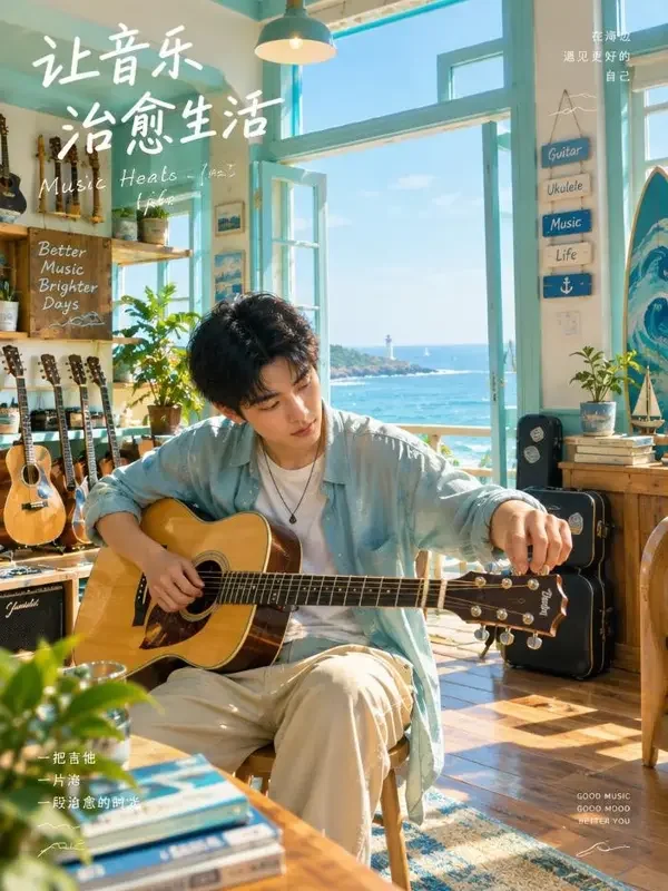 海边琴行的老板封面